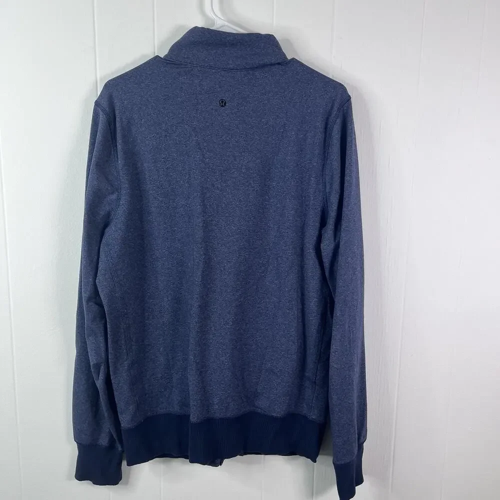 Lululemon Post Gravity Jacket Mens Medium Heathered Inkwell